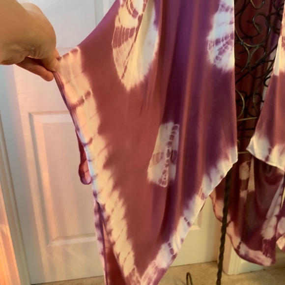 Coachella Tie Dye Hippie Boho Kimono Wrap One Size - Picture 5 of 10